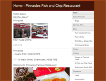 Tablet Screenshot of pinnaclesfishandchips.com